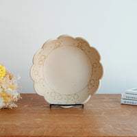 Chiho Yoshida 穗屋工房 Flower Edge Deep Plate - CY30