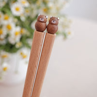 Plumpy Natural Wood Chopsticks