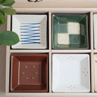 Japanese Traditional Style Saucer Set - Set of 8