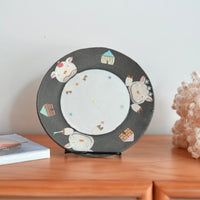 Akemi Nakamura 中村明美 Animal large Round Plate AN30