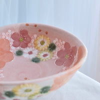 Seto Ware Flower Deep Plate