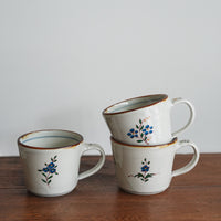 Kazuaki Shimura 志村和晃- Hand-Painted Floral Mug KAS08