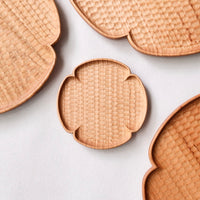 Kazunori Takatsuka 高塚和則 Cherry wood Coaster KU01