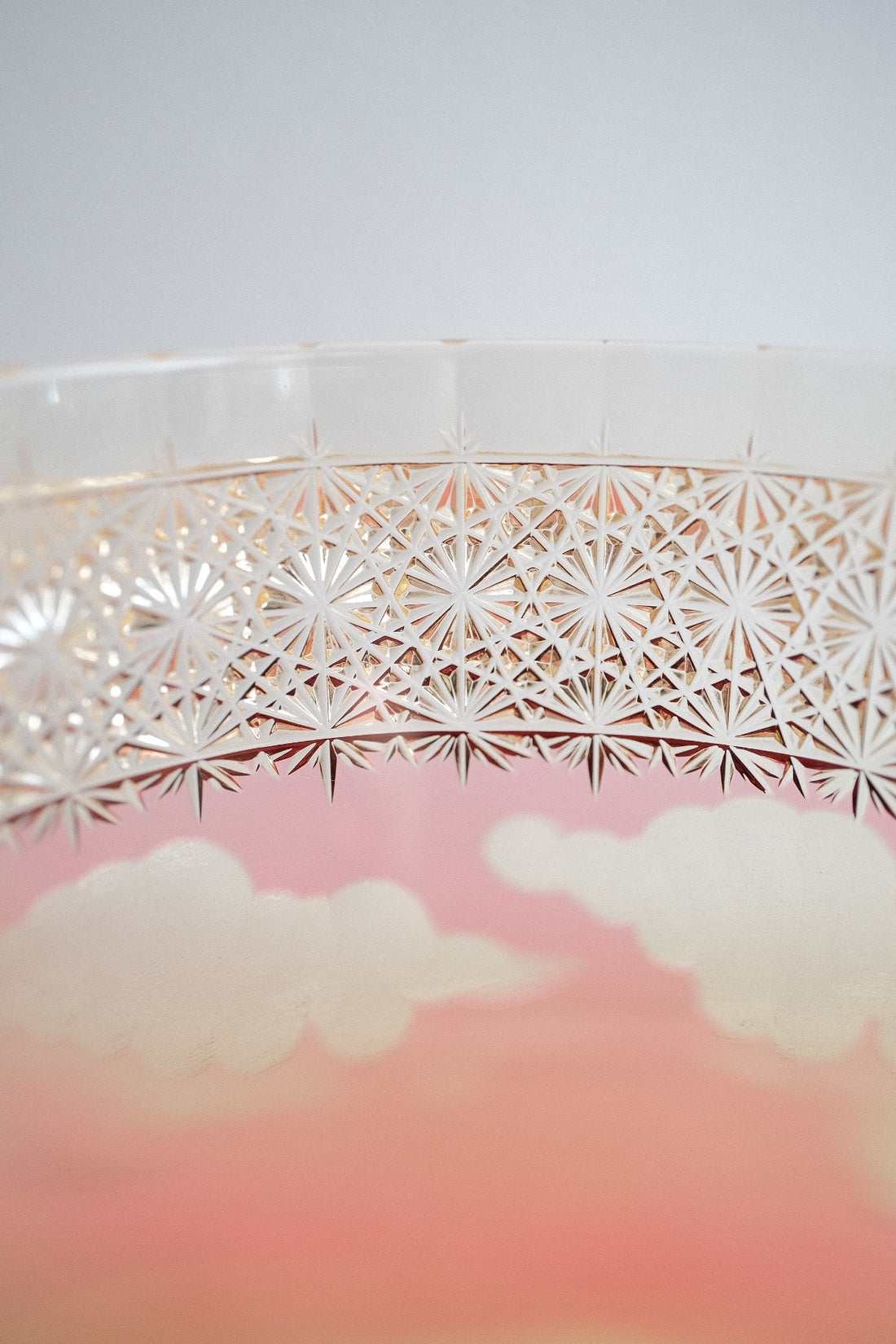 Harisho Yamada Glass - 山下白雨 Whiskey Crystal Glass- Red