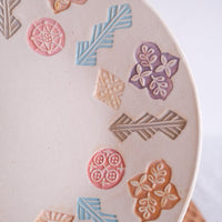 Hacorie 石丸和美 Round Plate - Stamp HC15