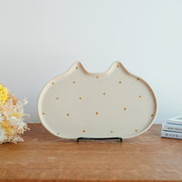 Chiho Yoshida 穗屋工房 Large Cat Shape Plate - CY31