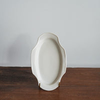 Maya Inamura 稲村真耶 Small White Oval Plate MI25