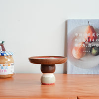 Kiezakka 木繪雜貨 Pedestal Plate - Teapot KZ04