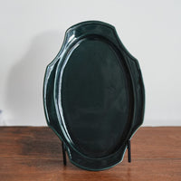 Maya Inamura 稲村真耶 Large Navy Oval Plate MI26