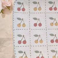 Kei Mitsumochi ミツ持啓 Square Plate - Checked Pattern Mix Cherry KM17