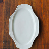 Maya Inamura 稲村真耶 Large White Oval Plate MI24