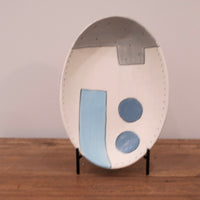 Emishi Kobo 池田匡優&美弥子 - Coloured Oval Plate Large EK32