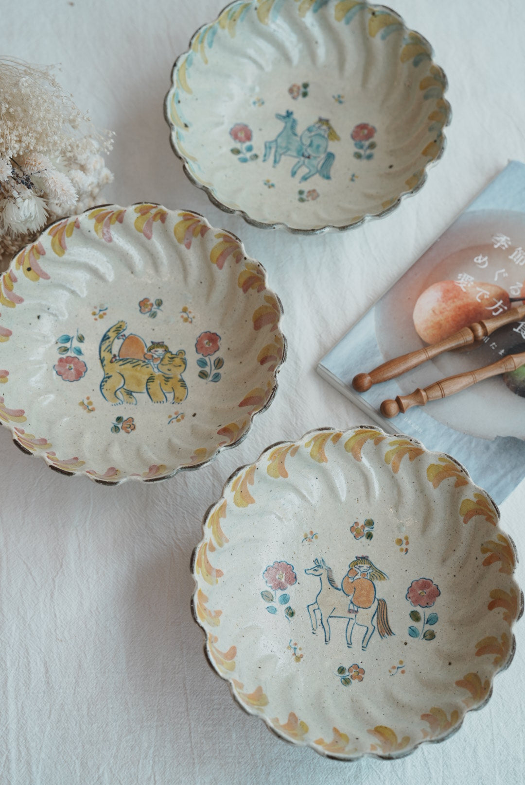 TATA Pottery Studio 田中大輝 & 田边桂- Slip Round Bowl TP15 #2