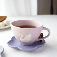 Mashiko Pottery Yoshizawa Swan Mug
