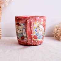 Asako Yamaguchi 山口麻子 Animal Grid Large Mug AI01