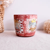 Asako Yamaguchi 山口麻子 Animal Grid Large Mug AI01