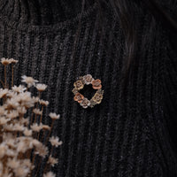 Michi Ito 伊藤三智- Brooch - Poppy Wreath M24