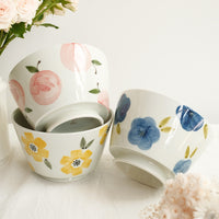 Hasami Ware Ramen Bowl Flower Collection