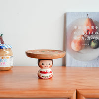 Kiezakka 木繪雜貨 Pedestal Plate - Strawberry KZ03
