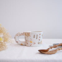 Hamasaka Naoko 浜坂尚子 Hand Painted Gold Deco Mug - HN08 #1