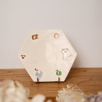 Fukuda Yuko 福田友子 Hexagonal Plate FU06