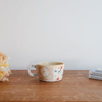 Hapun Pottery 拝志睦子 Mug with Flat Handle HP19