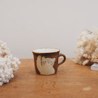 Tomoko Kubo コンガリ舍 Profile Face Bear Mug TK09