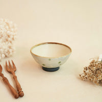 Makiko Sato 佐藤牧子- Blue Flower Rice Bowl MS08