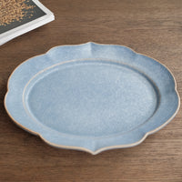 Norio Nakabayashi 中林範夫 Large Oval Plate - Blue NN08