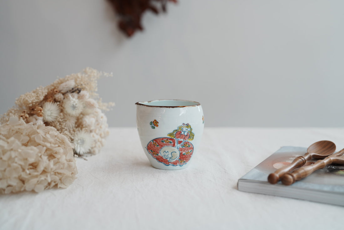 TATA Pottery Studio 田中大輝 & 田边桂- Porcelain Mini Jug TP16 #2