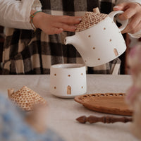 Forest Seed Pottery Ceramic Clay House Tea Pot