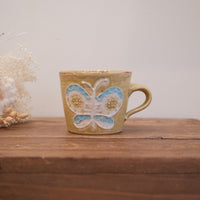 Tomoko Kubo コンガリ舍 Yellow Butterfly Mug TK04