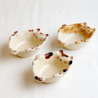 Hasami ware Friendly Cat Small Bowl