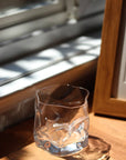 Crumple Oldfashion Crinkle Glass Tumbler
