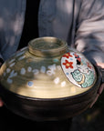 Yudachigama Hand-painted Lucky Cat Pot