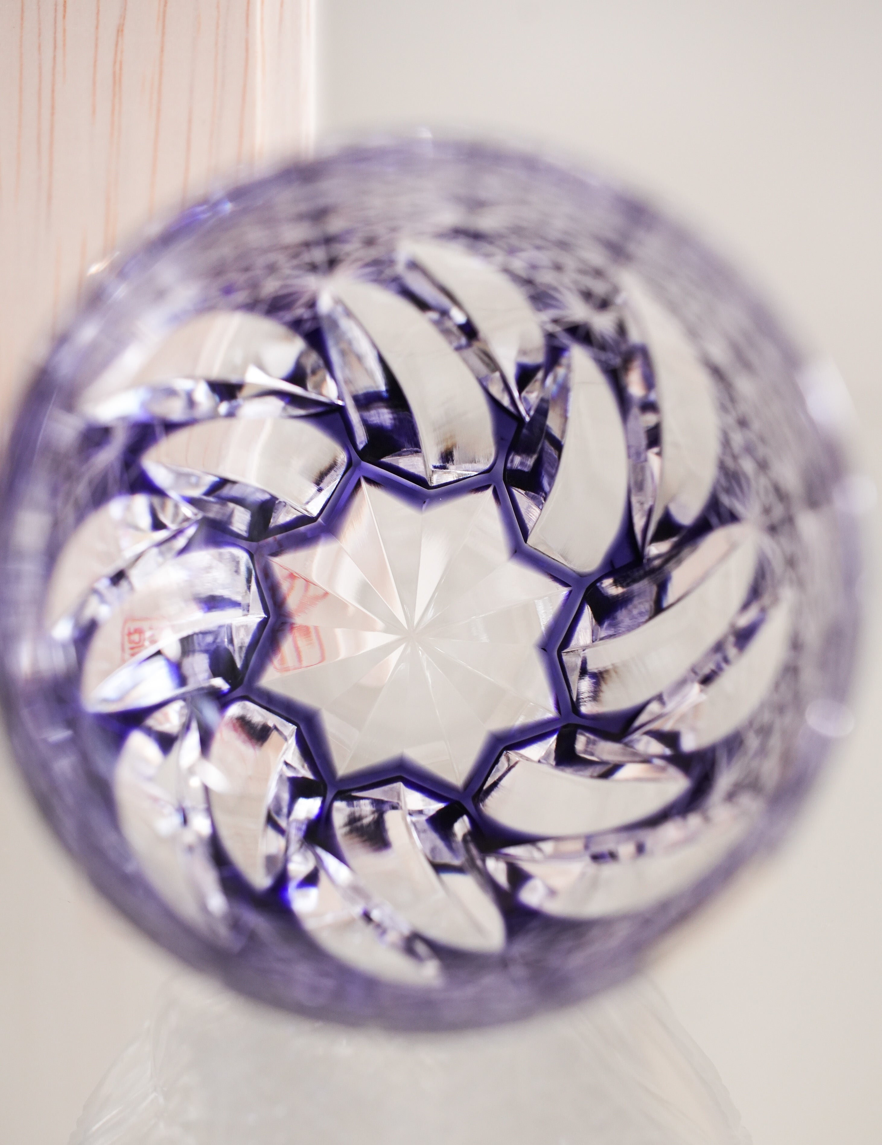 Kagami Crystal -Whiskey Glass, Edo Kiriko &quot;Fuga&quot;