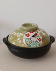 Yudachigama Hand-painted Lucky Cat Pot