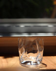 Crumple Oldfashion Crinkle Glass Tumbler