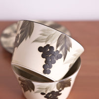 SiShuang Green Grape Coffee Cup & Saucer Collection