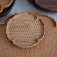 Kazunori Takatsuka 高塚和則 Cherry wood Coaster KU01