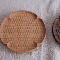 Kazunori Takatsuka 高塚和則 Cherry wood Coaster KU01