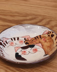 Japanese Cat Oval Plate
