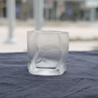 Crumple Oldfashion Crinkle Glass Tumbler