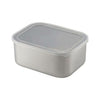 Japan Tsubame Shimomura Stainless Container Deep Rectangular Tray with Lid (Large)