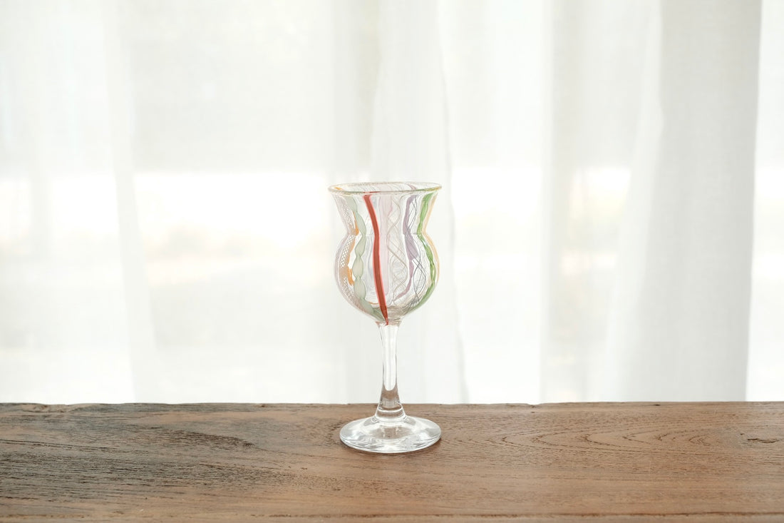 Makiko Kitagata 北形槙子 Lace Liqueur Glass MG09