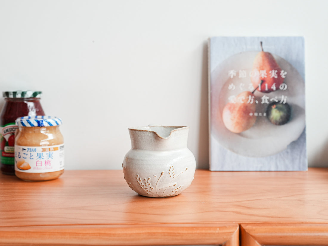 Satomi Motohashi 本橋里美 Bird and Flower Jug - Small SM21