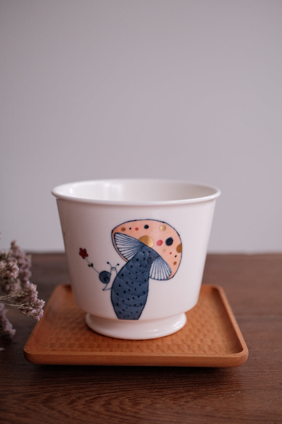 QIU Studio- Green Mushroom Tea/Coffee Cup