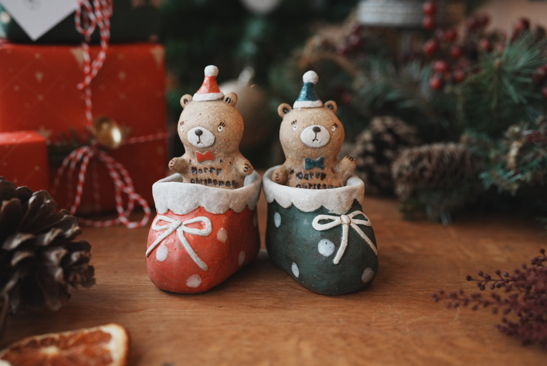 Naori Wagatsuma 我妻なおり - Bear & Sock Decoration NW01