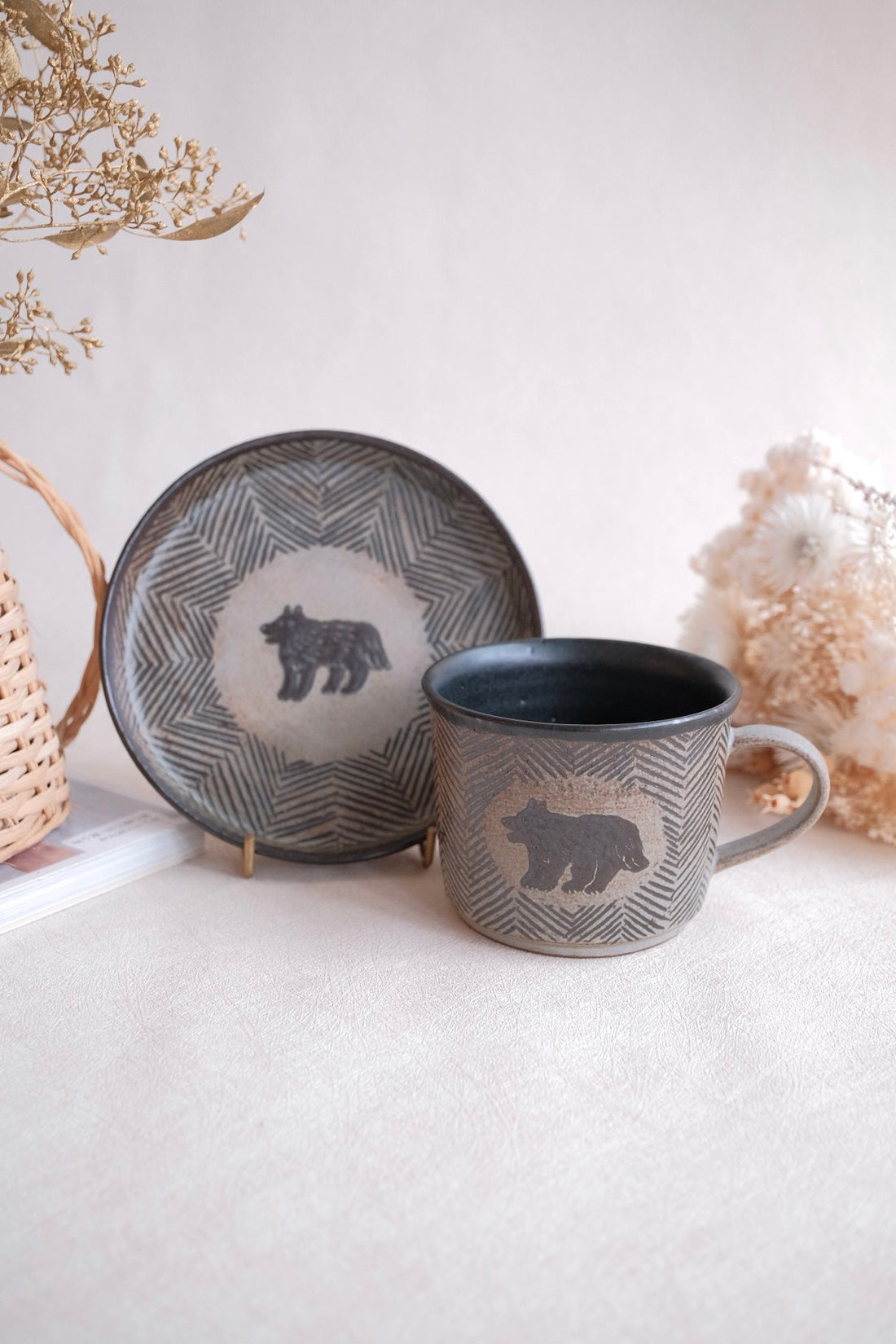 Ayane Hamada 濱田綾音 Animal Mug and Saucer Set AY14