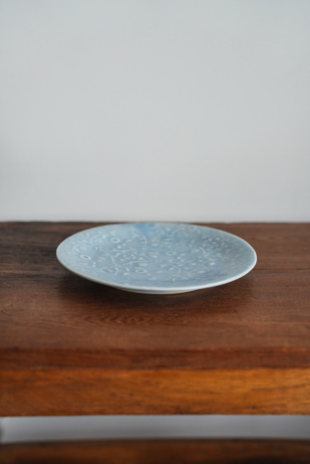 Maya Inamura 稲村真耶 Blue Floral Plate MI05